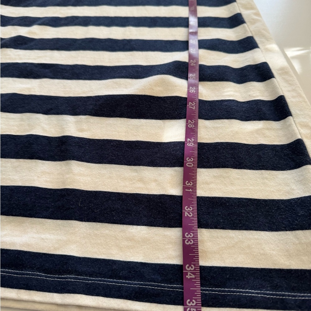 Vineyard Vines Nautical Striped Sleeveless Dress Medium 100% Cotton Coastal - Picture 3 of 8
